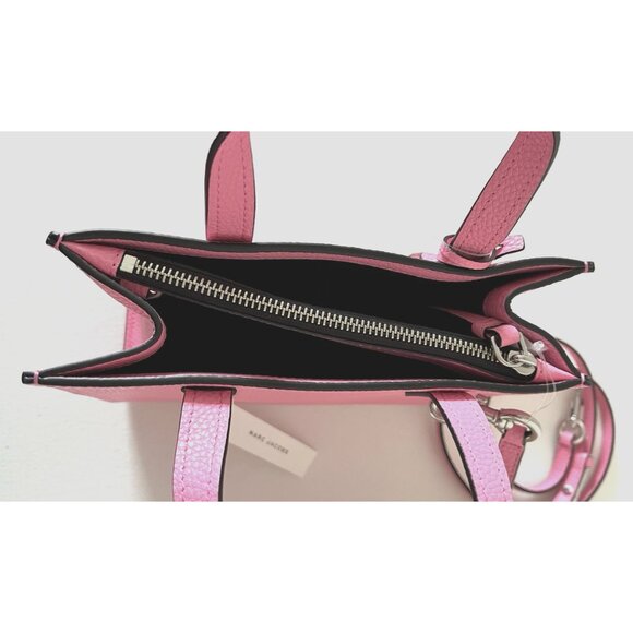 New Marc Jacobs Mini Grind Leather Tote Petal Pink - Picture 5 of 5